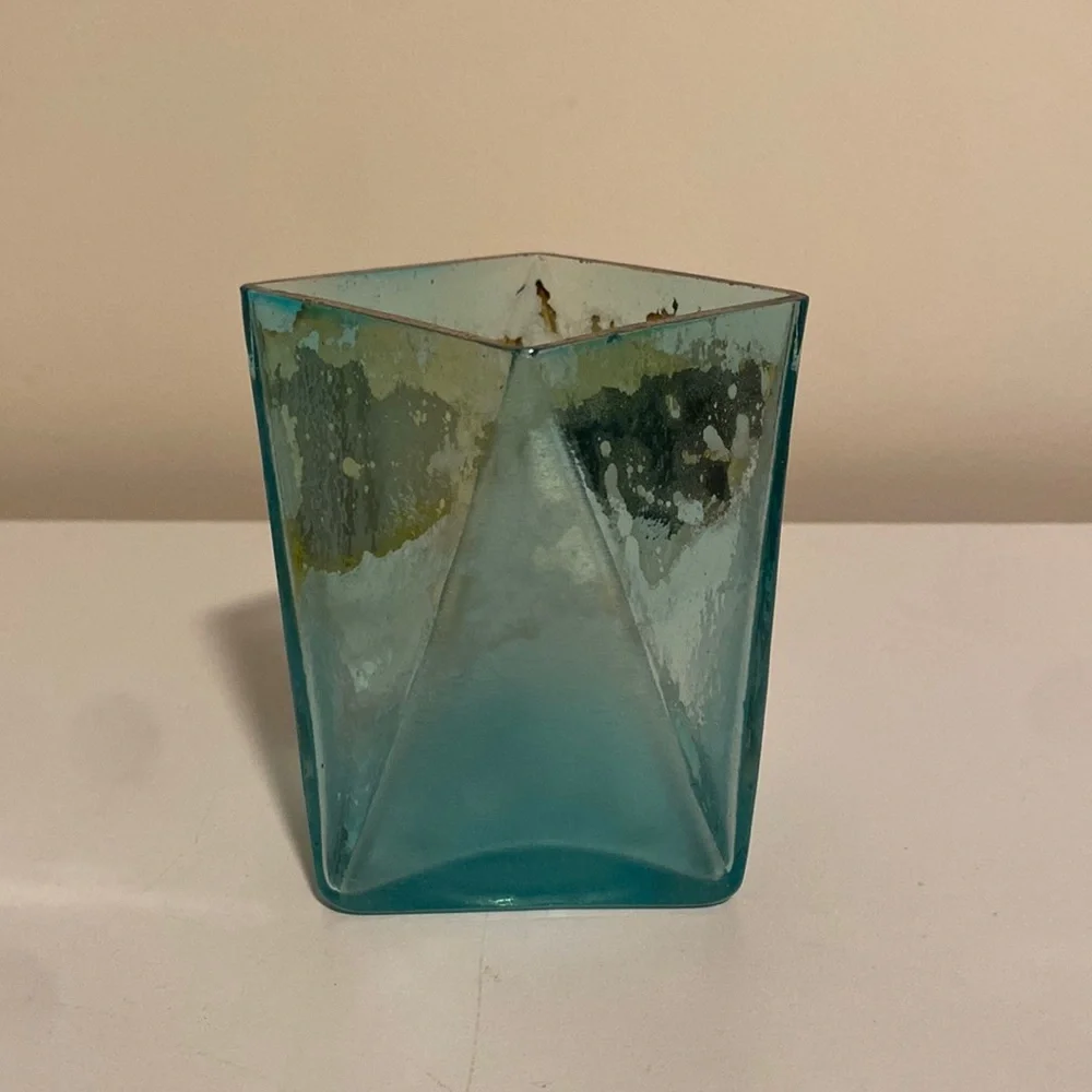 West Elm Geometric Mercury Candleholder